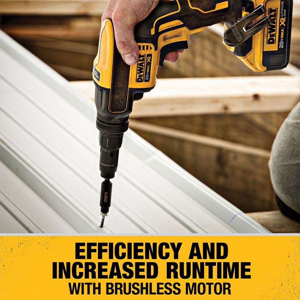 DEWALT Screw Gun Kit, Cordless, 1/4 in Hex Drive Size, 2,000 RPM ...