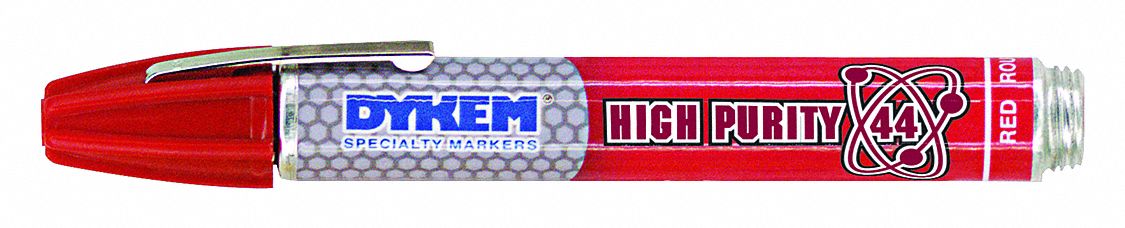 Liquid Paint Marker: 1.3 mm Tip Wd, Fiber Nib, Red, Point, Gen Purpose