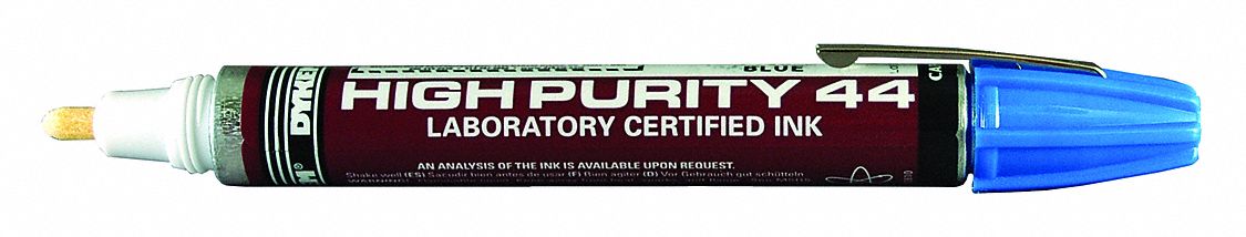 Liquid Paint Marker: 1.3 mm Tip Wd, Fiber Nib, Blue, Point