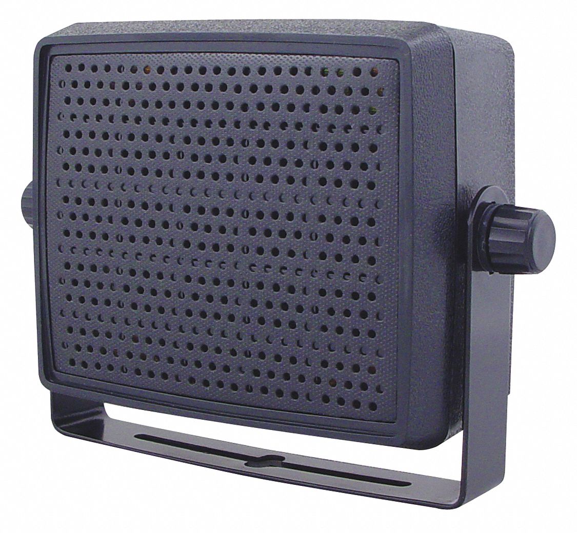 EXTENSION SPEAKER,1.4 LB.,BLACK,82DB