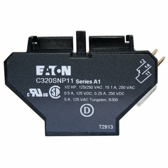 EATON Auxiliary Contact Auxiliary Contact, 10 A, DP Contactors/90A