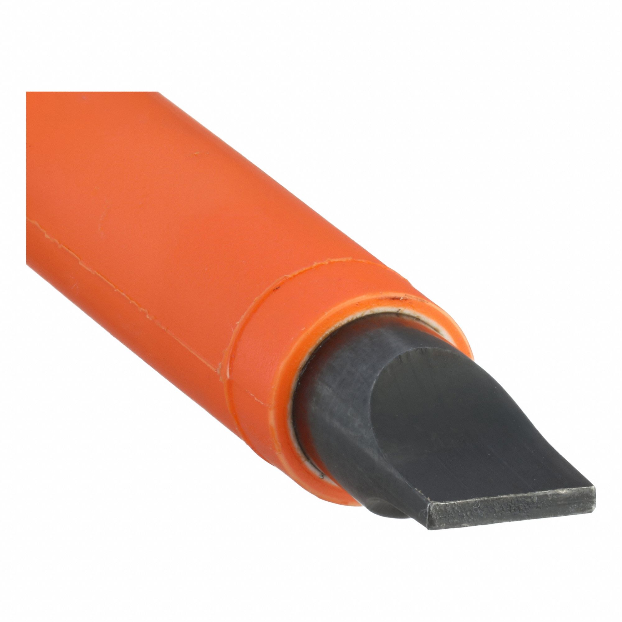 Insulated Slotted Screwdriver: Induction Hardened Steel, 5/16 in Tip Size, Long Lg