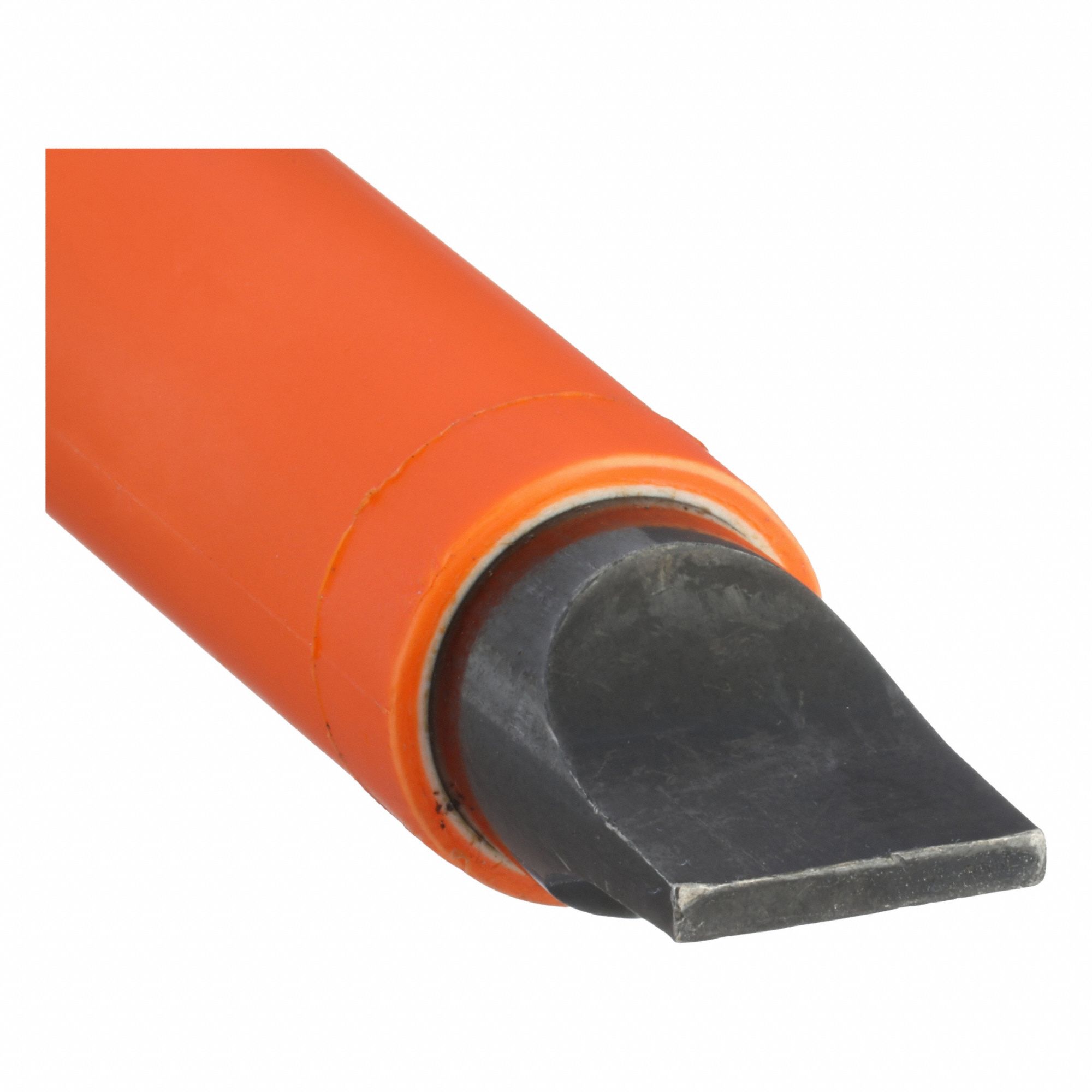 Insulated Slotted Screwdriver: Induction Hardened Steel, 3/8 in Tip Size, Extra Long Lg