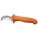 SKINNING KNIFE, 8¾ IN OVERALL L, INSULATED, 2⅜ IN BLADE L, STEEL, 6 TO 8 IN, 1571 INS