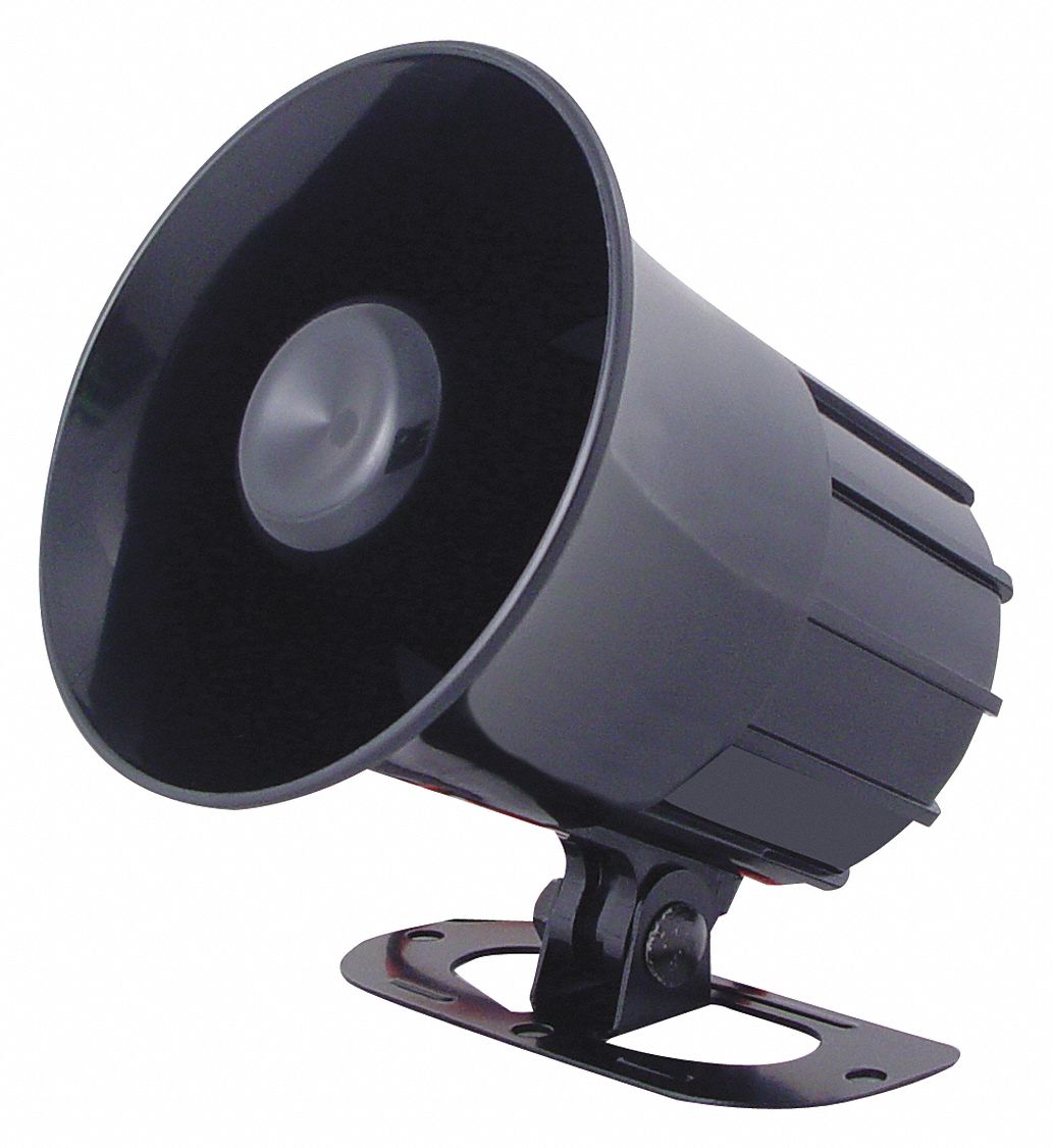 6 to 12V DC, 120 dB Decibels, Weatherproof Alarm Siren 49CA13SA4P Grainger