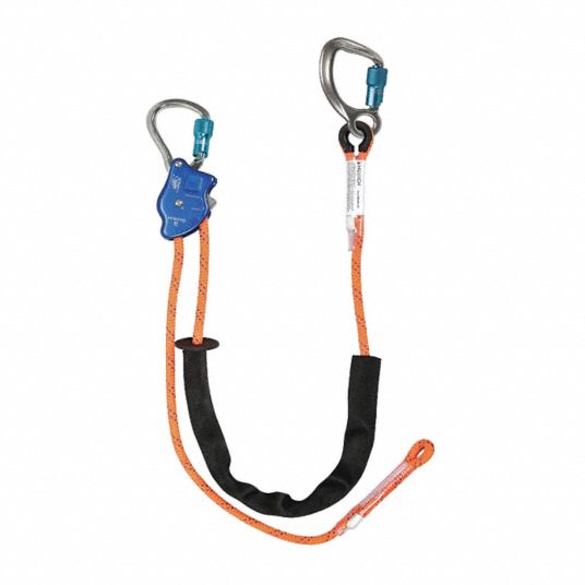 FALLTECH Adjustable Positioning Lanyard, Carabiner 49CD40G8165E10