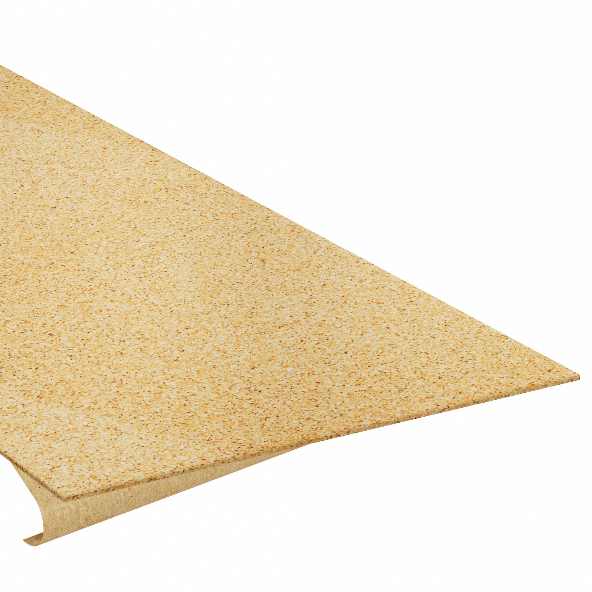 Cork, Sheet: Cork, 3 ft Lg, 24 in Wd, 1/16 in Thick, Acrylic Adhesive Backing, Tan, CR117, 2 PK