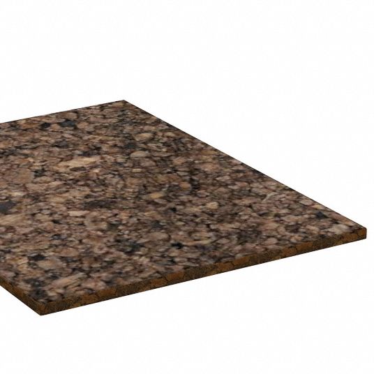 Cork, Sheet: Cork, 3 ft Lg, 1 ft Wd, 1/2 in Thick, Plain Backing Plain  Backing, Coarse Grain Size