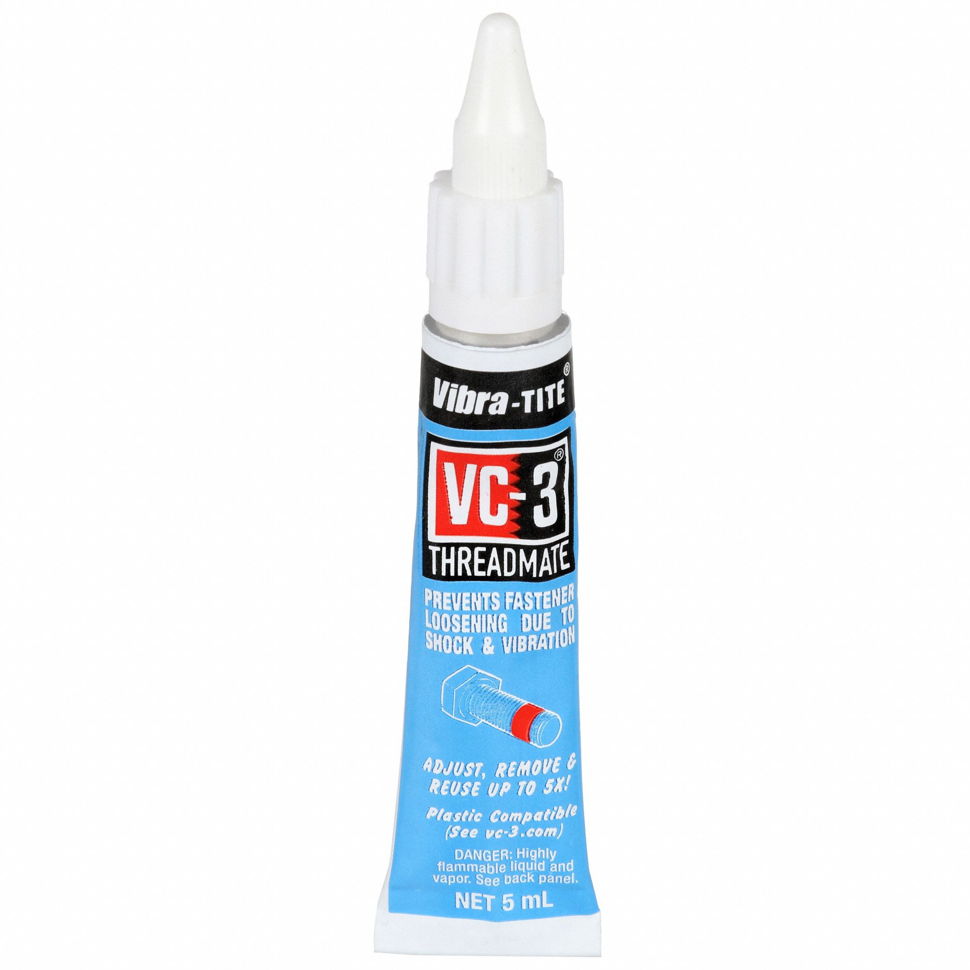 VIBRATITE, VC3, Red, Reusable Threadlocker 49CE9821305 Grainger