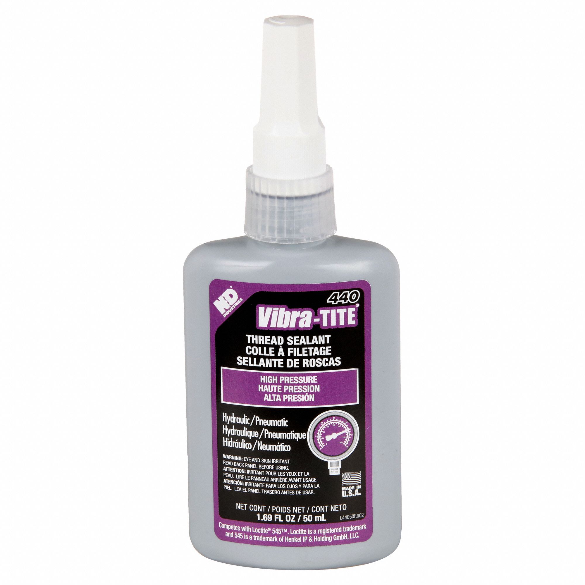 VIBRATITE, 440, 1.7 fl oz, Pipe Thread Sealant 49CH1744050 Grainger