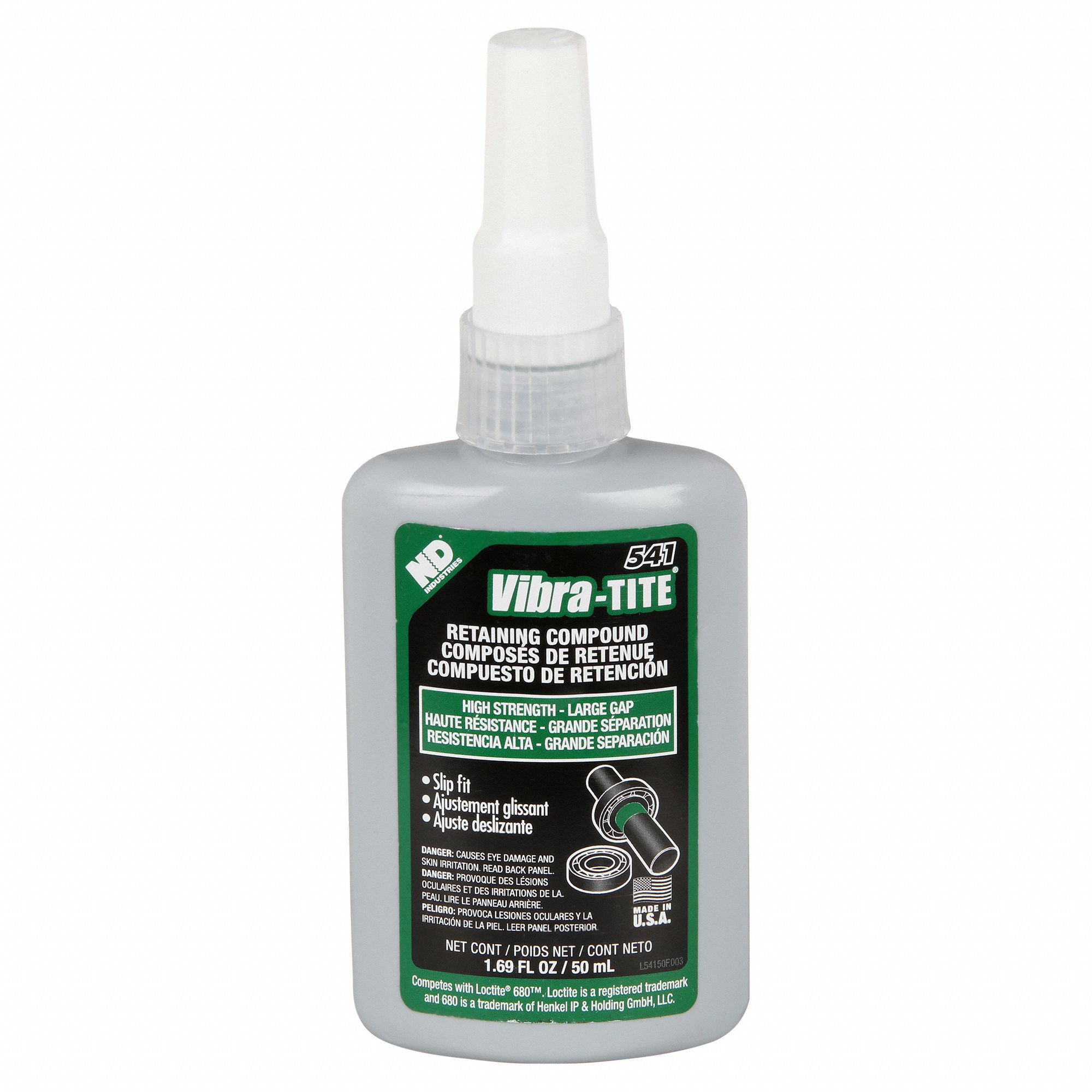 Vibra-Tite 31054 Black Toughenend Instant Super Glue Bottle 1Lb