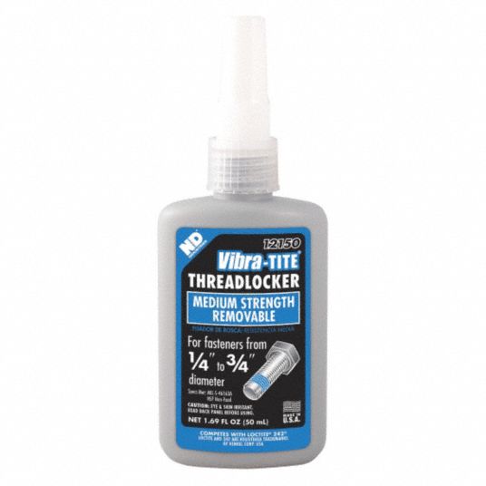 VIBRATITE, 121, Blue, MediumStrength Threadlocker 49CJ6312150