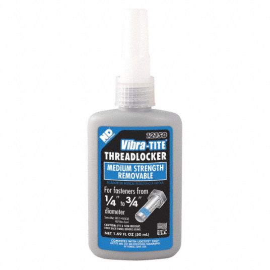 Vibra Tite 121 Blue Medium Strength Threadlocker 49cj6312150