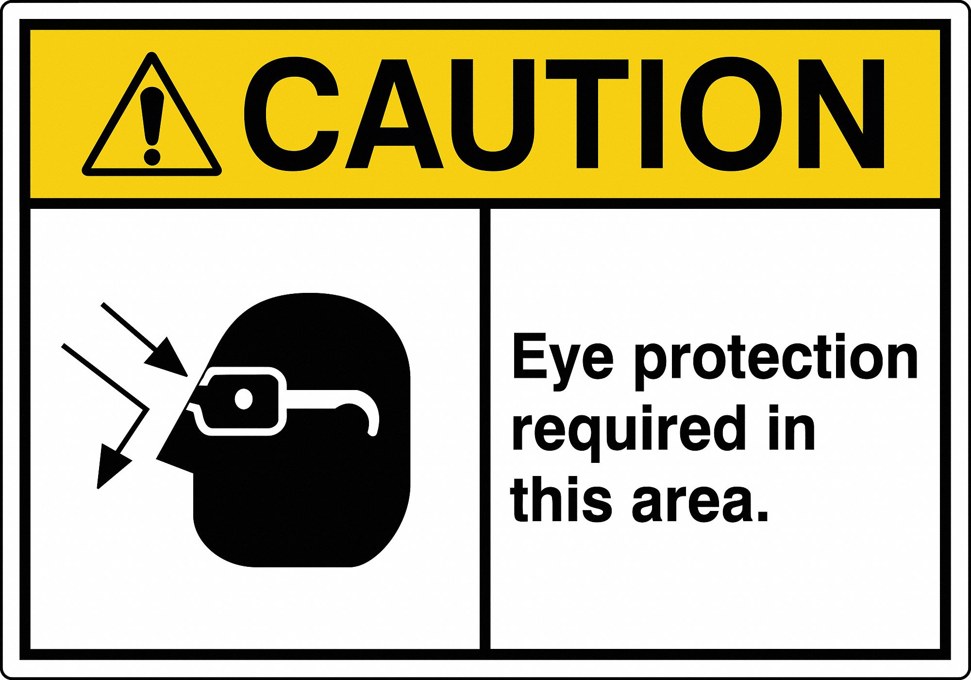 Label: Polyester, Adhesive Sign Mounting, 3 1/2 in x 5 in Nominal Sign Size, 0.005 in Thick, 5 PK