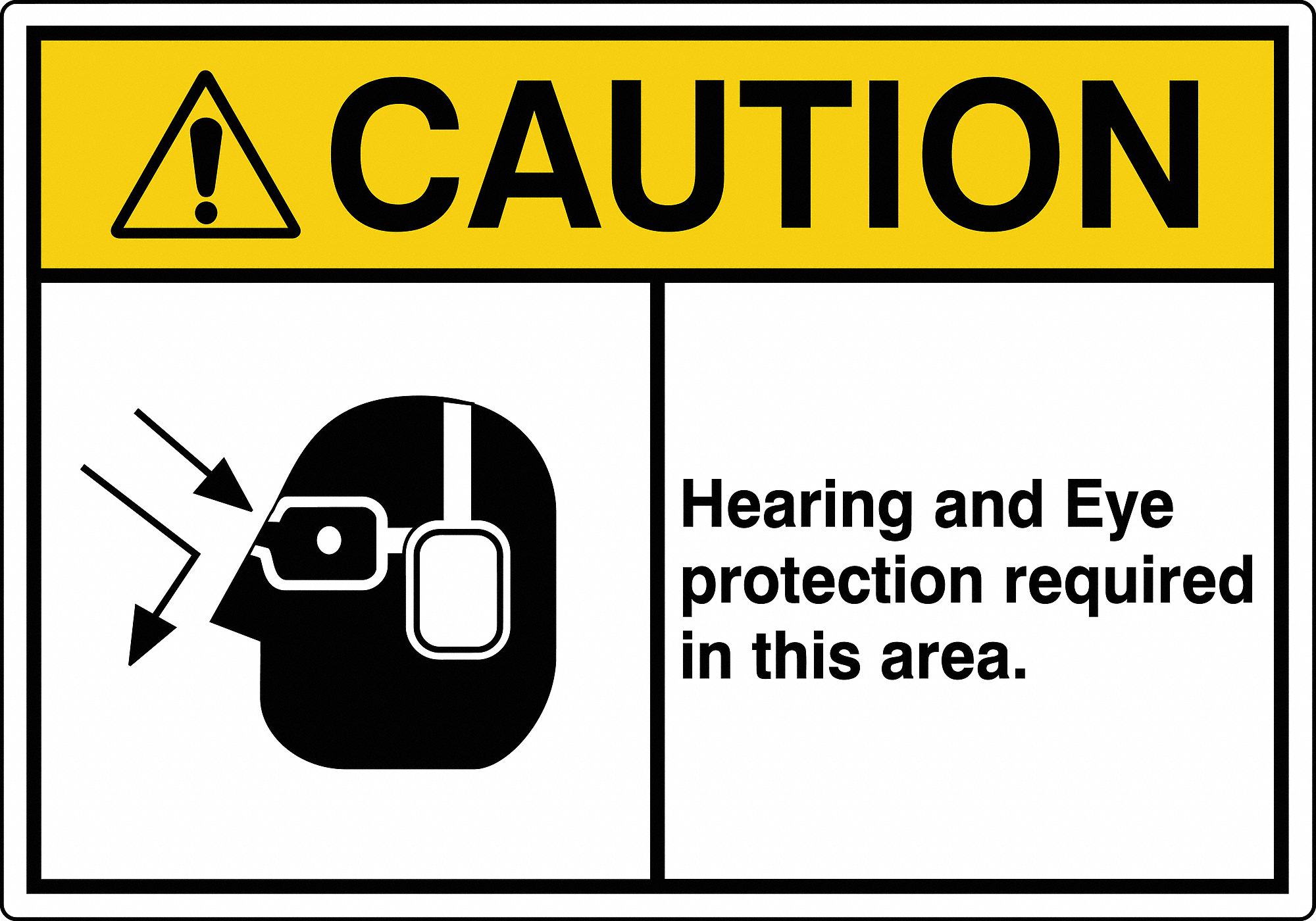 Label: Polyester, Adhesive Sign Mounting, 3 1/2 in x 5 in Nominal Sign Size, 0.005 in Thick, 5 PK