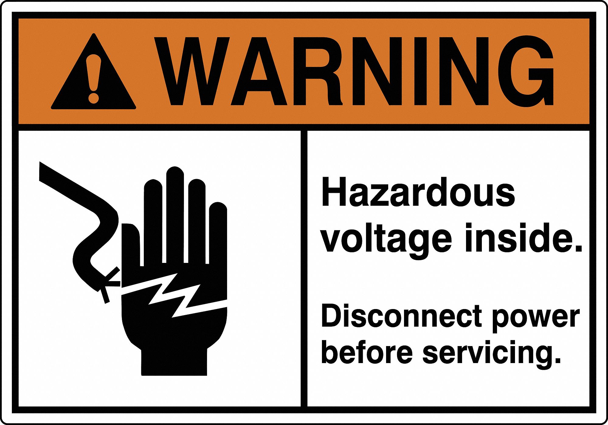 Label: Polyester, Adhesive Sign Mounting, 3 1/2 in x 5 in Nominal Sign Size, 0.005 in Thick, 5 PK