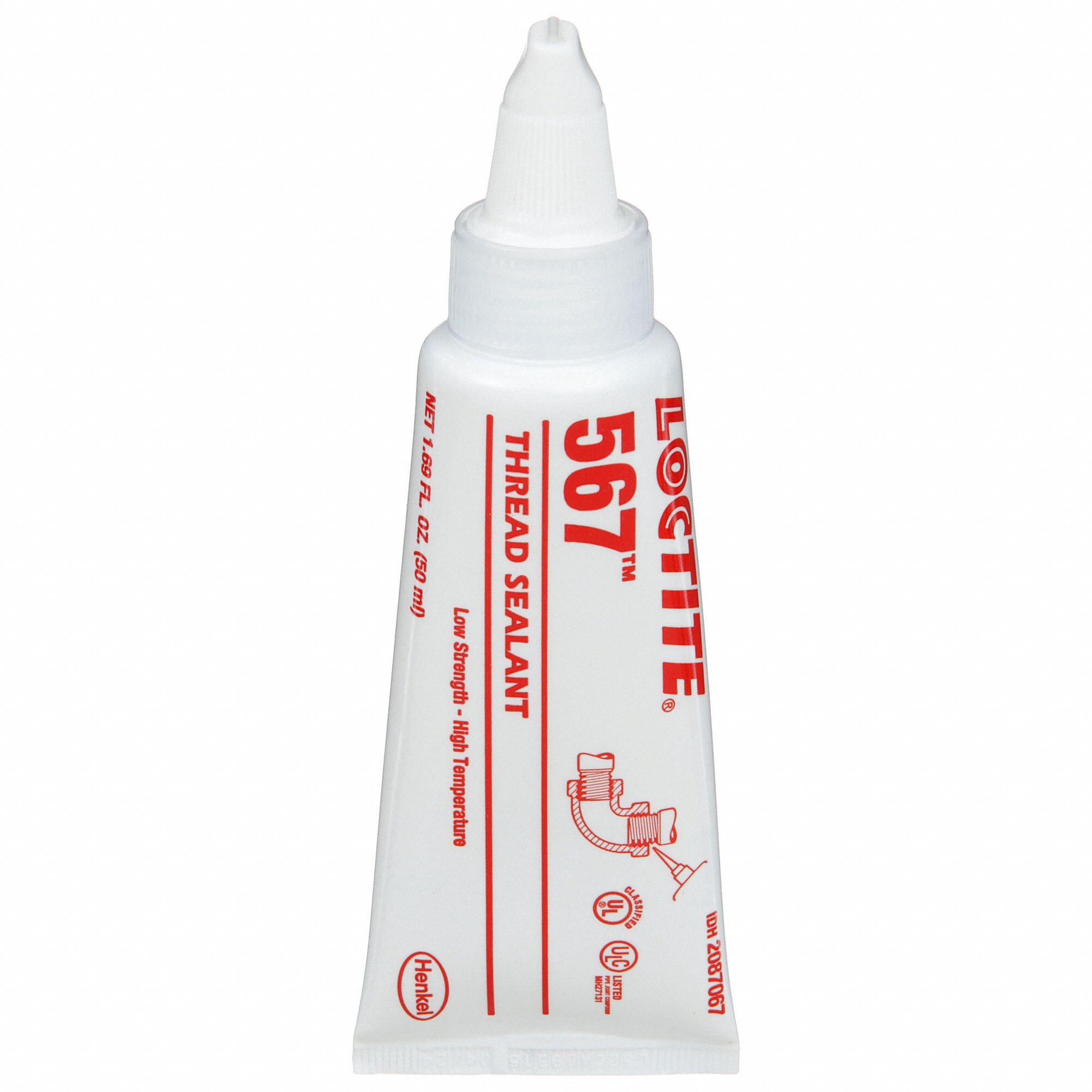 Loctite 567 Thread Sealant IDH:2087067, 50 ml Tube, White