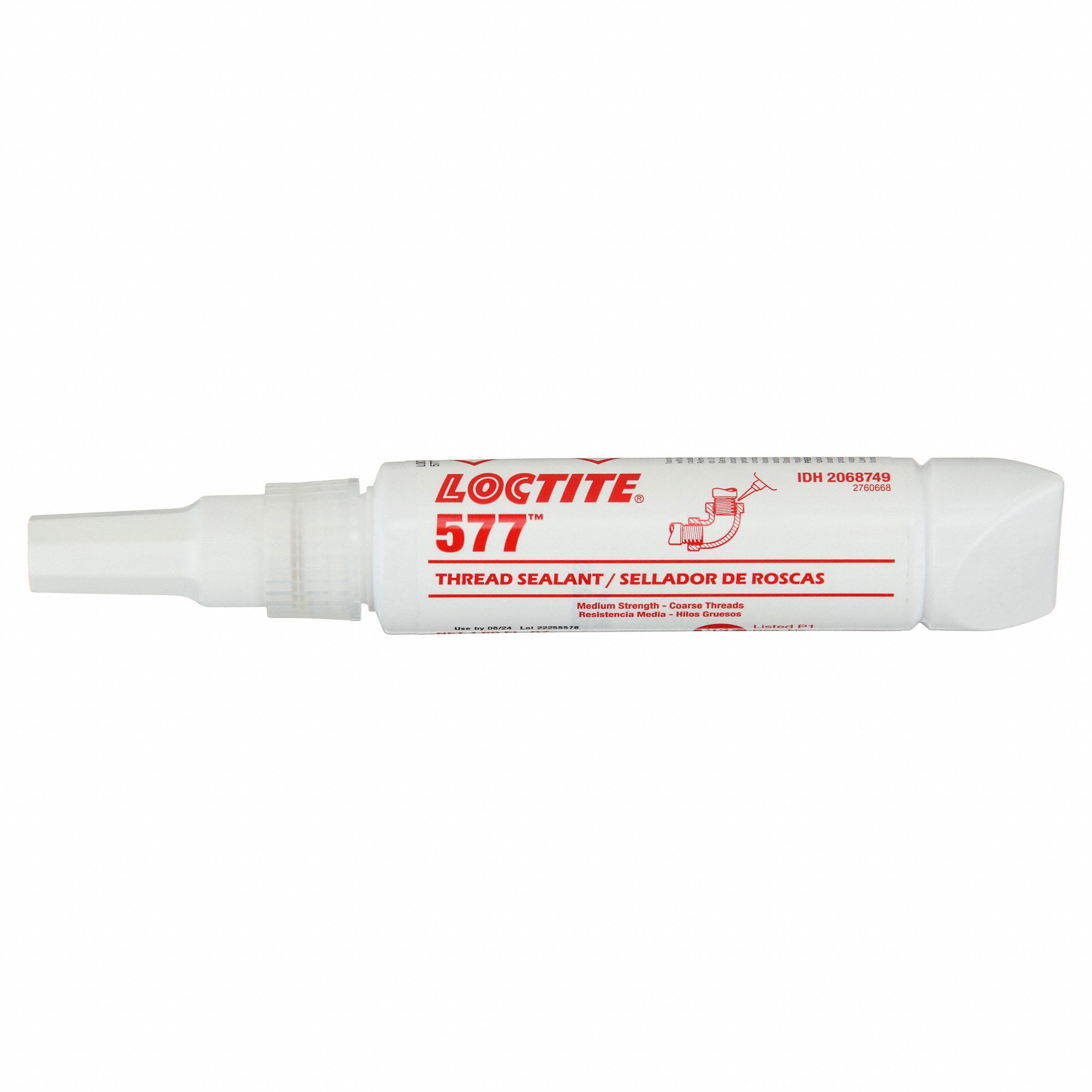 PIPE THREAD SEALANT, 577, 1.7 FL OZ, TUBE, YELLOW, HIGH-TEMPERATURE RESISTANT