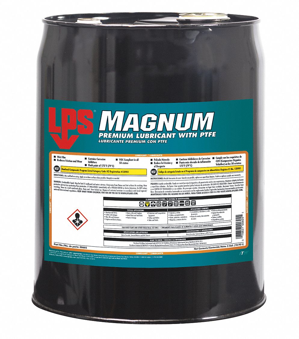 50° to 500°F, H2 No Food Contact, General Purpose Lubricant 49CT01