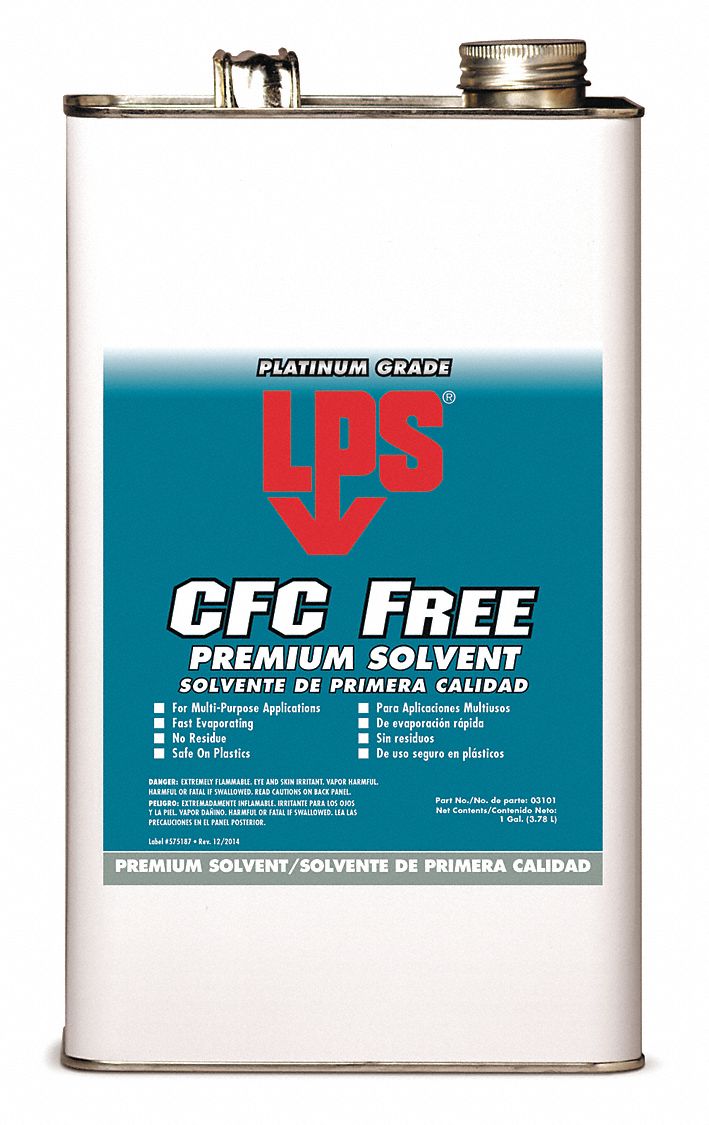 LPS Contact Cleaner, 1 gal Non Aerosol Can, Solvent Liquid, 1 EA