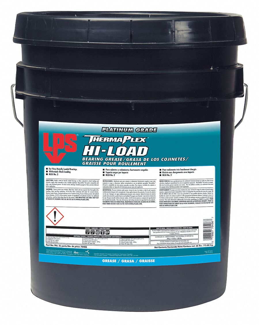 High Load Bearing Grease, 35 lb, NLGI Grade 2 Grainger