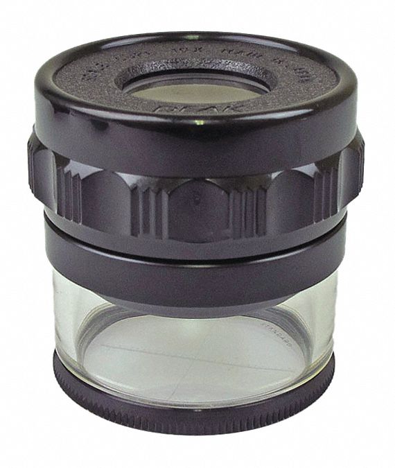 PEAK, 10X Power, 1 in Focal Distance, Focus Scale Loupe 49CT54TS1983