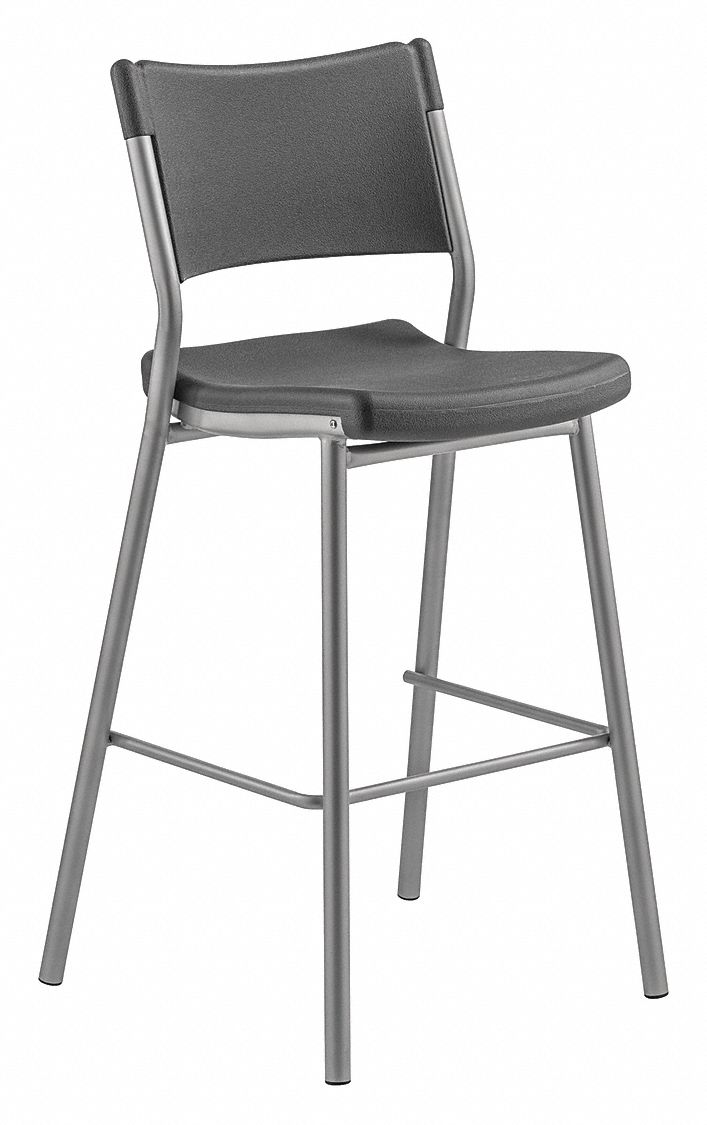 NATIONAL PUBLIC SEATING Cafe Height Stool, Cafe Time, 42 in Overall