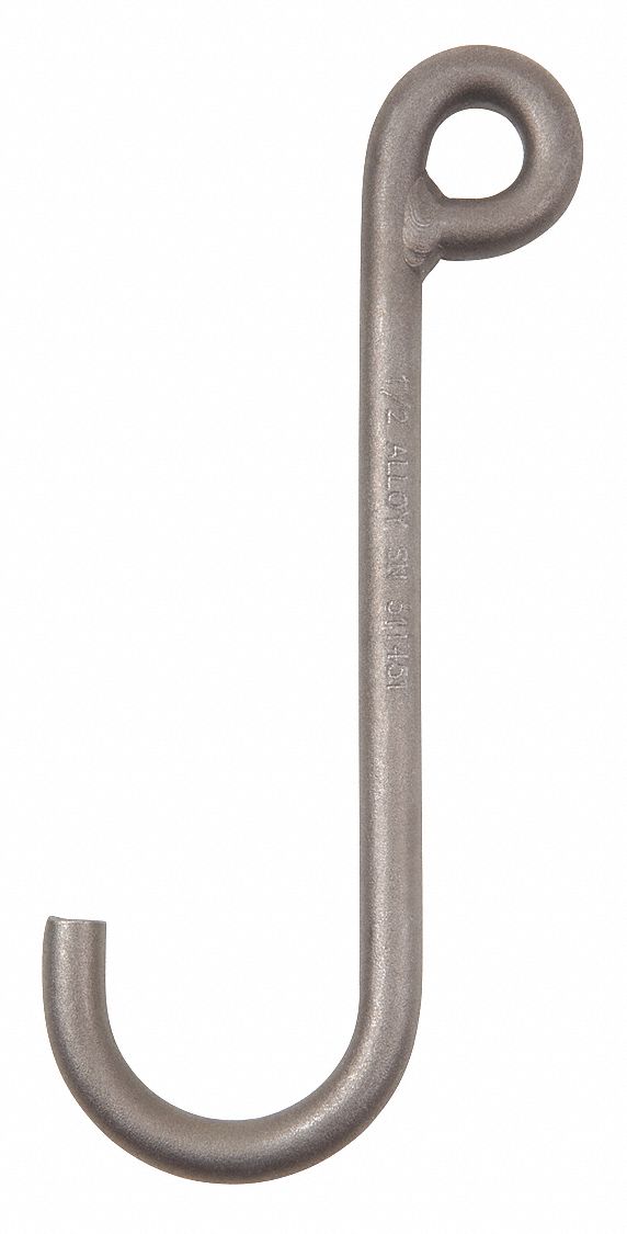 J HOOK,1/2 IN.,650 LB.,STYLE A