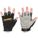 MECHANICS GLOVES, M (8), FINGERLESS, SYNTHETIC LEATHER, TPR, BLACK