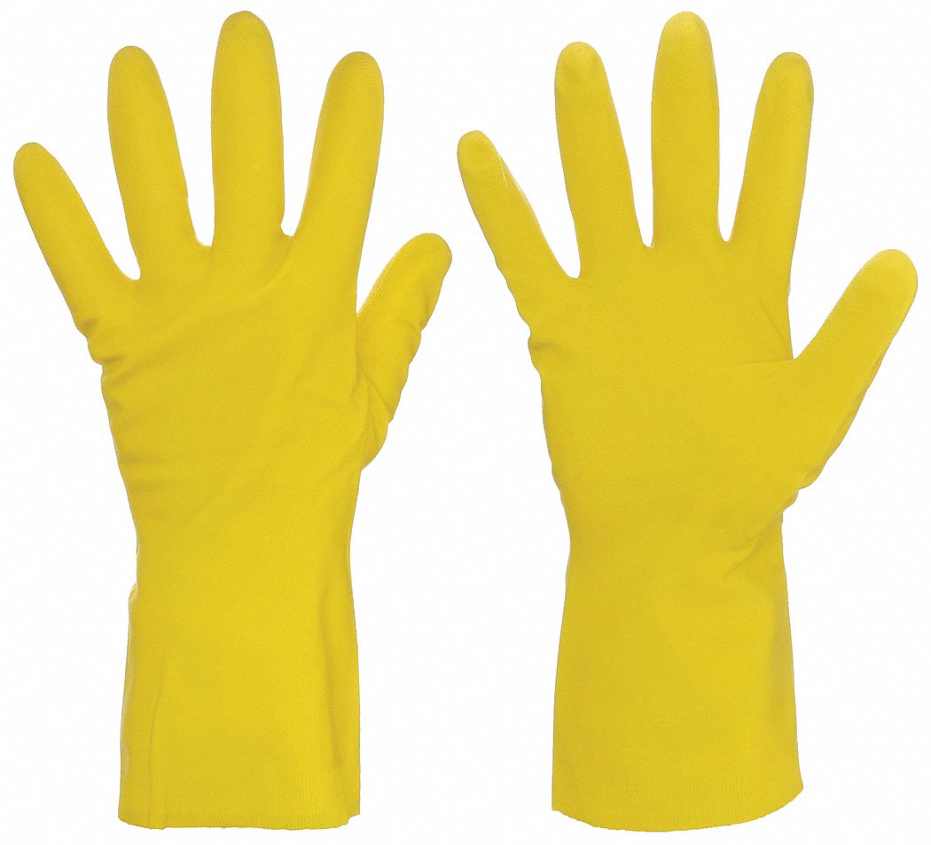 18 mil Glove Thick, 12 in Glove Lg, Chemical Resistant Gloves - 49DA35 ...