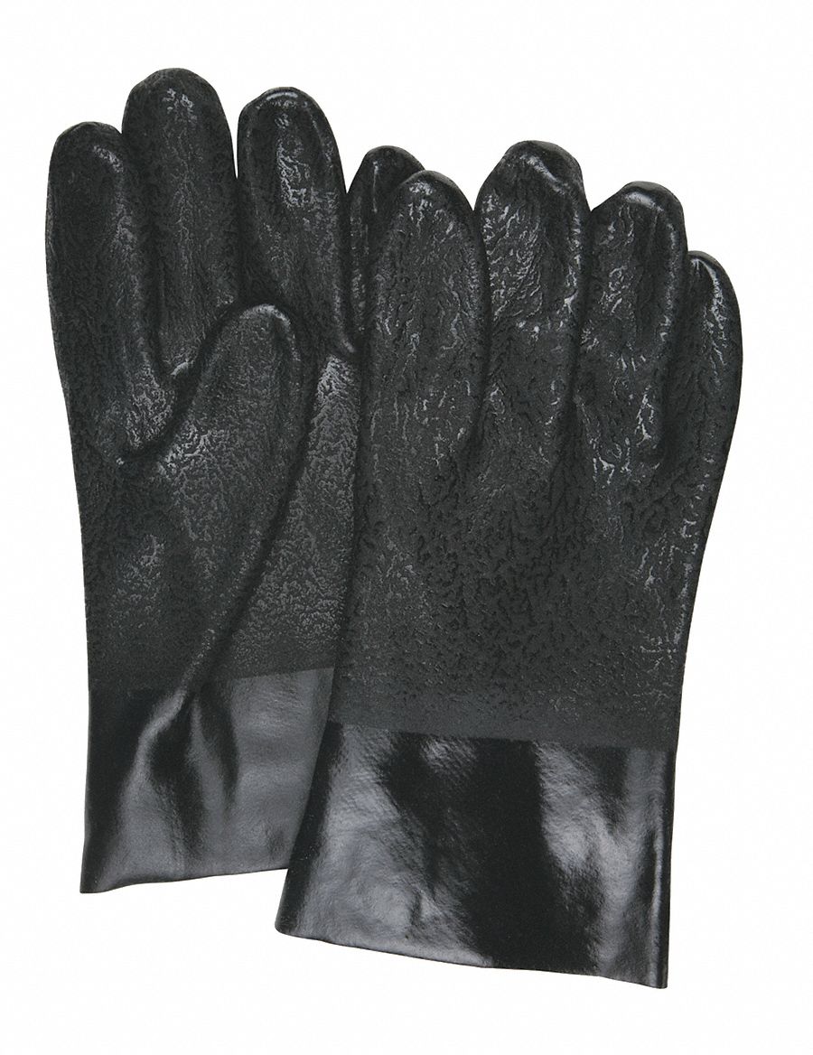 Mcr Safety 6510SJ Mcr Safety Chemical Resistant Gloves 10 in Glove Lg