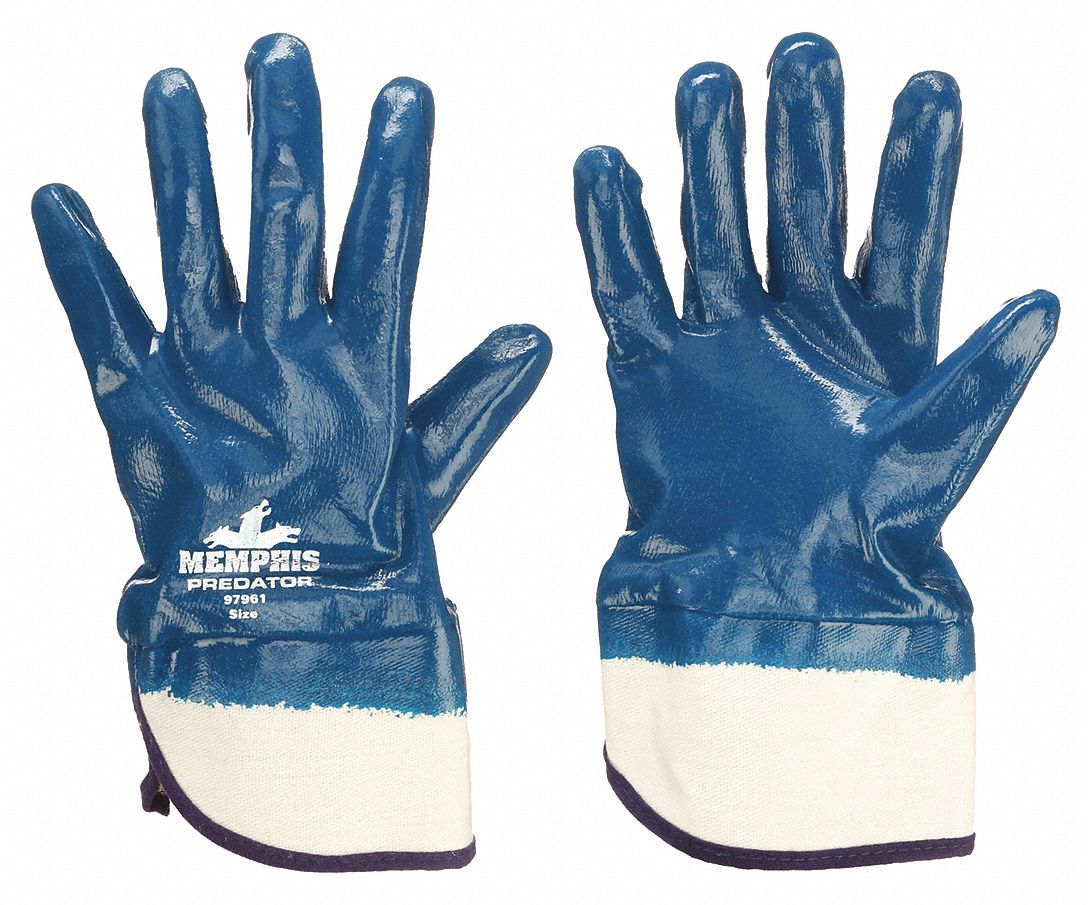 Coated Gloves, Full, L, 11", PR