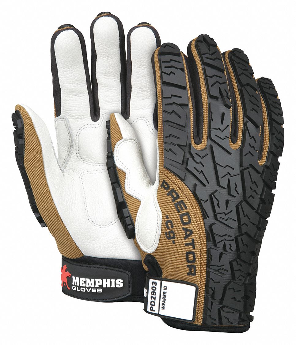 MCR SAFETY Mechanics Gloves, L, Mechanics, 1 PR 49DC58PD2903L Grainger