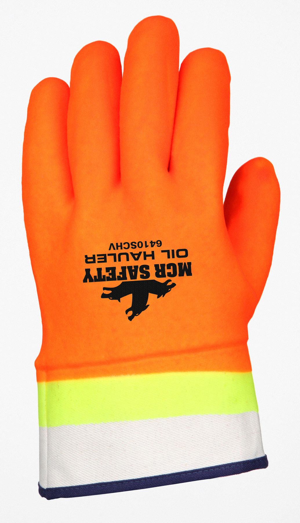 MCR SAFETY Chemical Resistant Gloves 10 1/2 in Glove Lg, Grain, MCR Safety Oil Hauler 6410SCHV