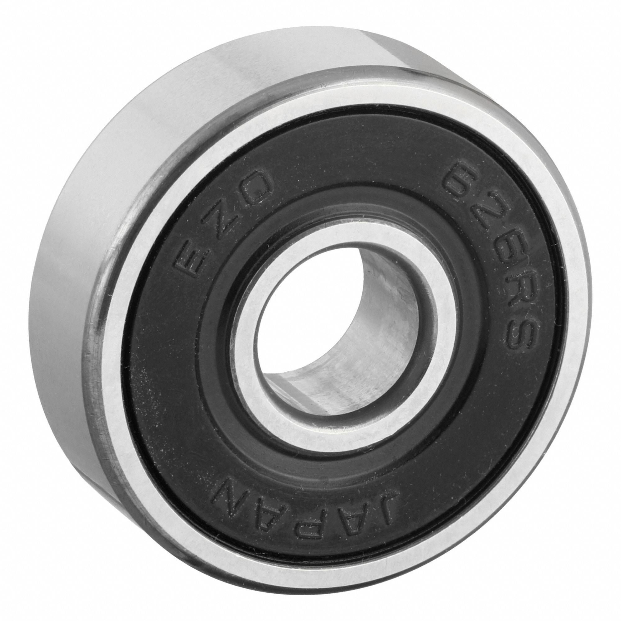 Miniature Ball Bearing: 626, Dbl Sealed, Contact Seal, 6 mm Bore, 19 mm OD, 6 mm Wd