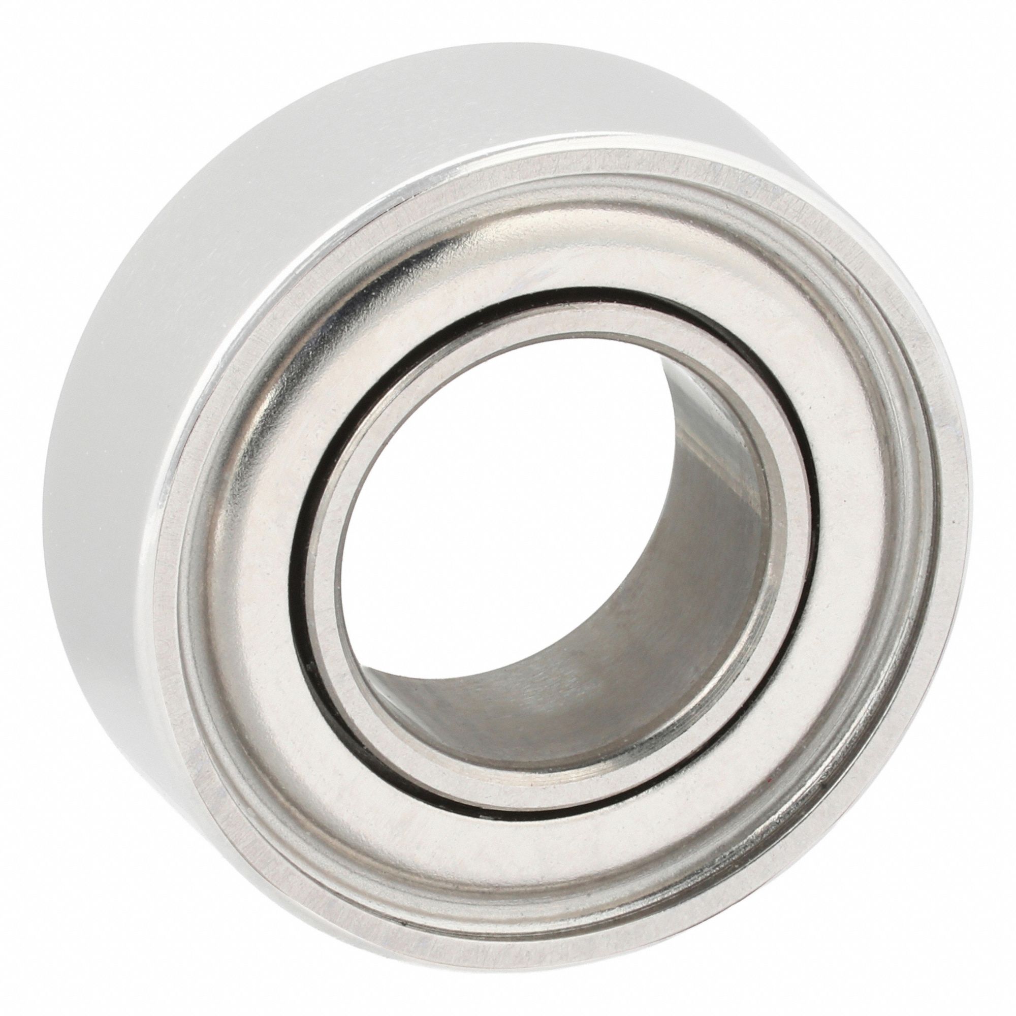 Miniature Ball Bearing: MR126, Dbl Shield, 6 mm Bore, 12 mm OD, 4 mm Wd, Alloy Steel Ring