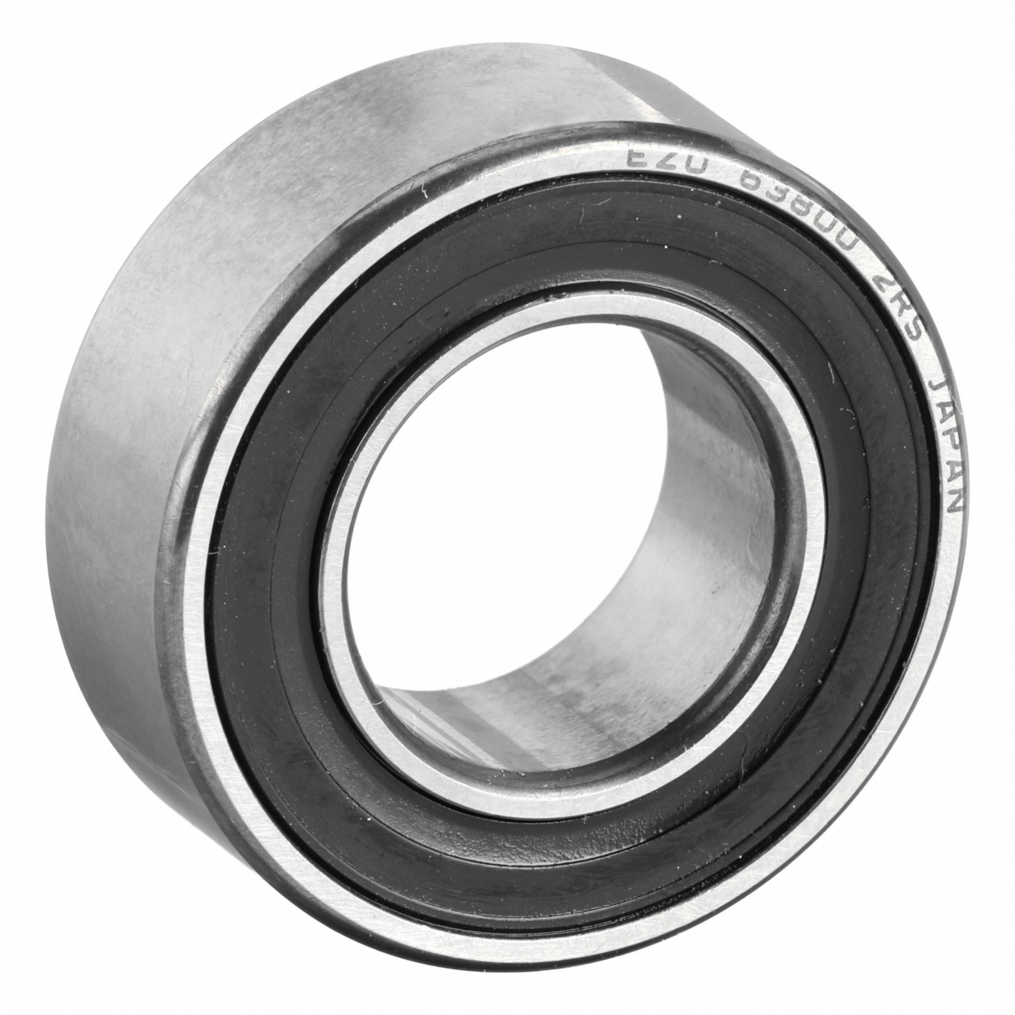 Miniature Ball Bearing: 63800, Dbl Sealed, Contact Seal, 10 mm Bore, 19 mm OD, 7 mm Wd