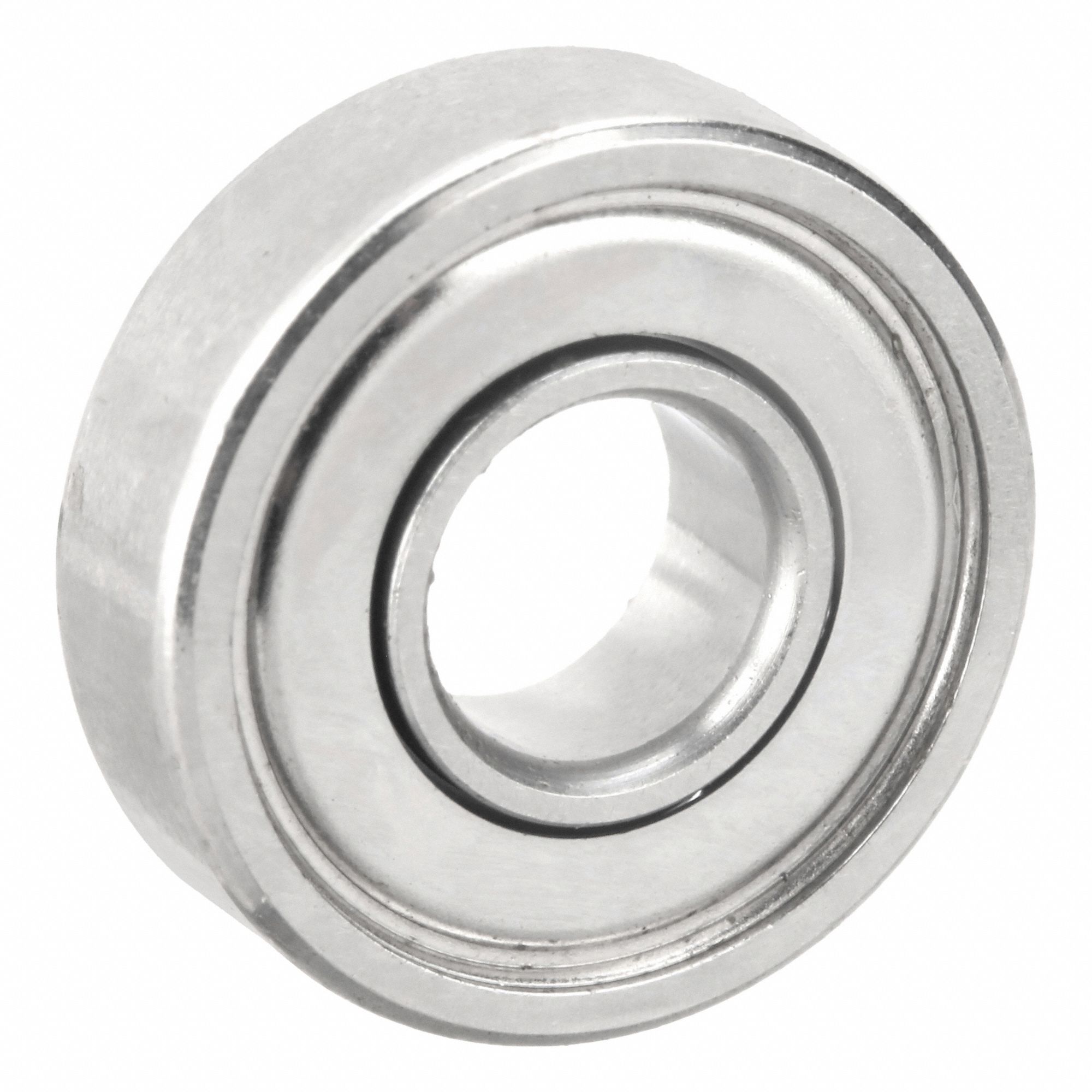 Miniature Ball Bearing: 695, Dbl Shield, 5 mm Bore, 13 mm OD, 4 mm Wd, Alloy Steel Ring