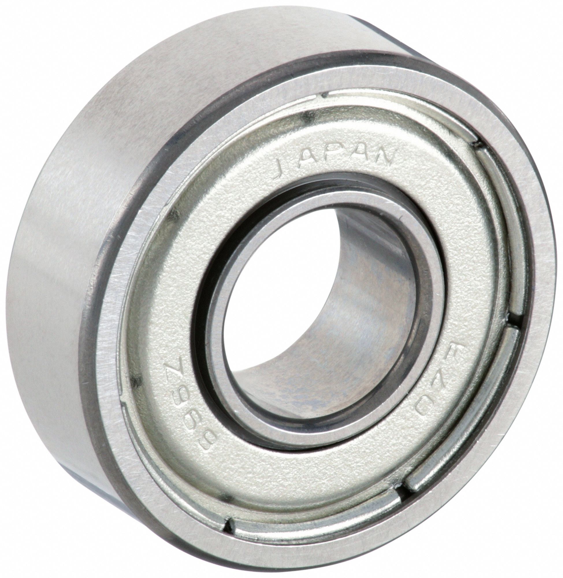 Miniature Ball Bearing: 696, Dbl Shield, 6 mm Bore, 15 mm OD, 5 mm Wd, Alloy Steel Ring