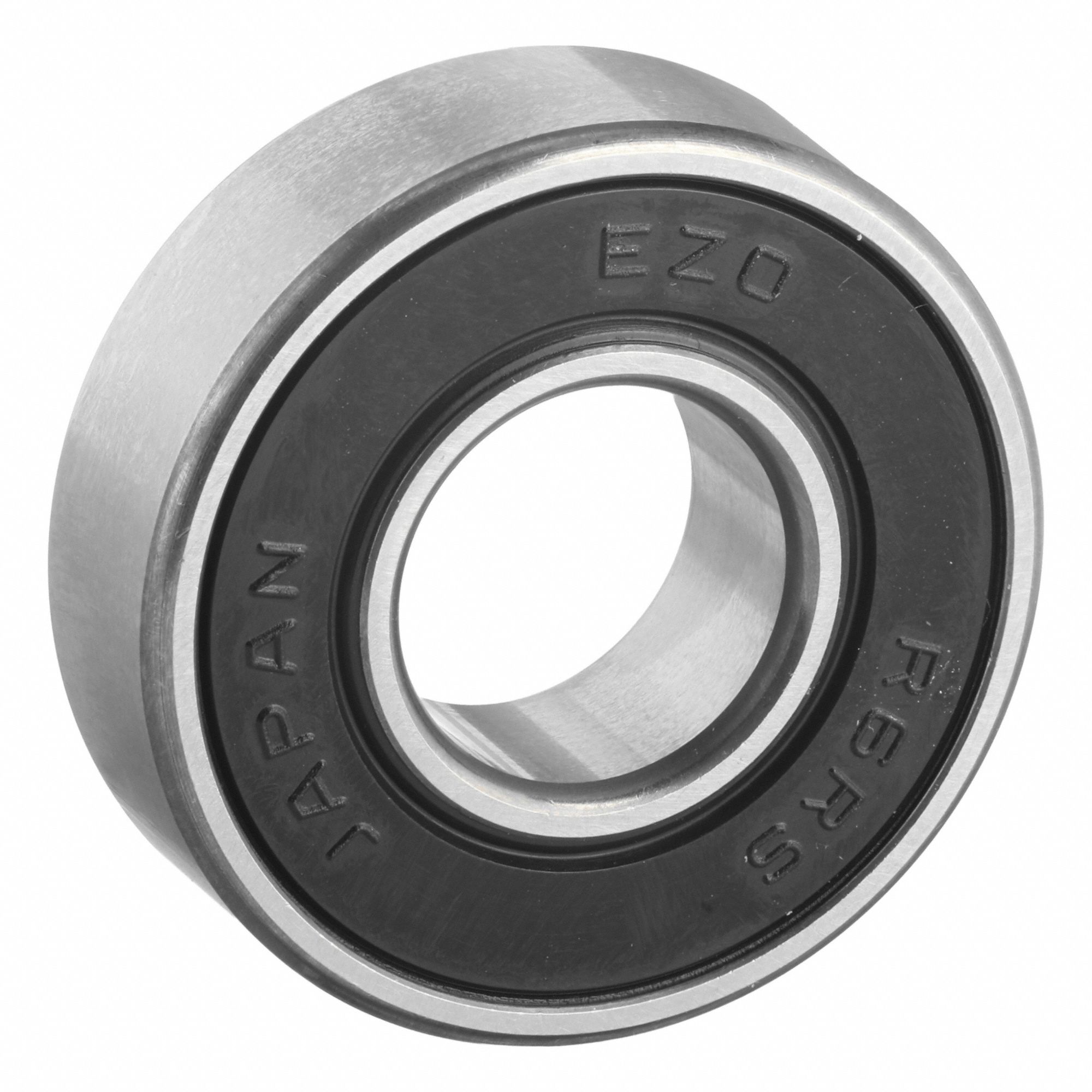 Miniature Ball Bearing: R6, Dbl Sealed, Contact Seal, 3/8 in Bore, 7/8 in OD, 0.219 in Wd