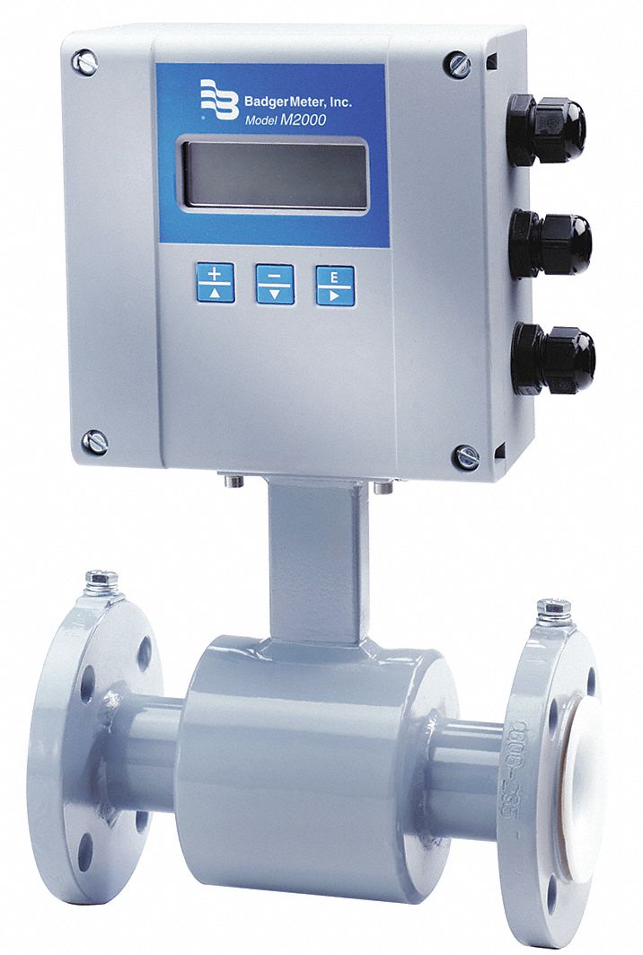 Electronic Flowmeter: 1/2 in For Pipe Size, 1/2 in Connection Size, 150 lb Flange