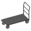 Steel-Deck Platform Trucks with Corner Bumpers