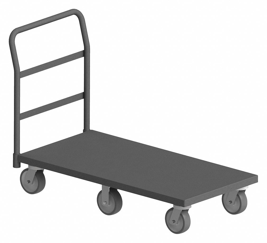 Grainger Approved Carrito De Plataforma Con Cubierta De Acero Acero 3600 Lb Tipo De Mango Elevado Extraible Carritos De Plataforma 49dn18 Ept6wpu95 Grainger Mexico