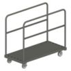 Side-Rail Steel-Deck Platform Trucks For Long Materials