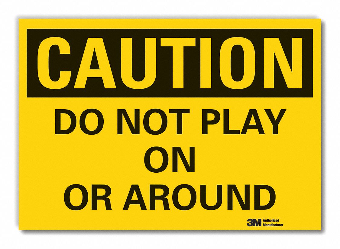 Accident Prevention Caution Reflective Label: Reflective Sheeting, Adhesive Sign Mounting