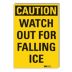 Caution: Watch Out For Falling Ice Signs