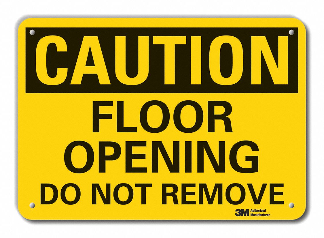 Reflective  Accident Prevention Caution Sign: Aluminum, Mounting Holes Sign Mounting, Engineer Grade