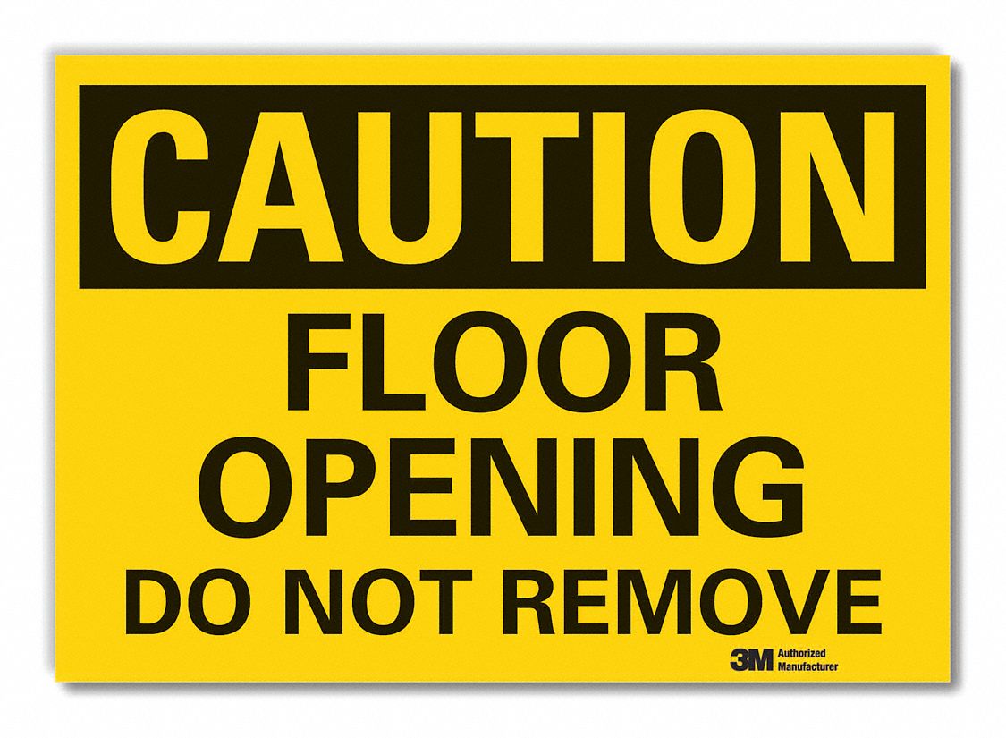  Accident Prevention Caution Reflective Label: Reflective Sheeting, Adhesive Sign Mounting