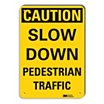 Caution: Slow Down Pedestrian Traffic Signs image