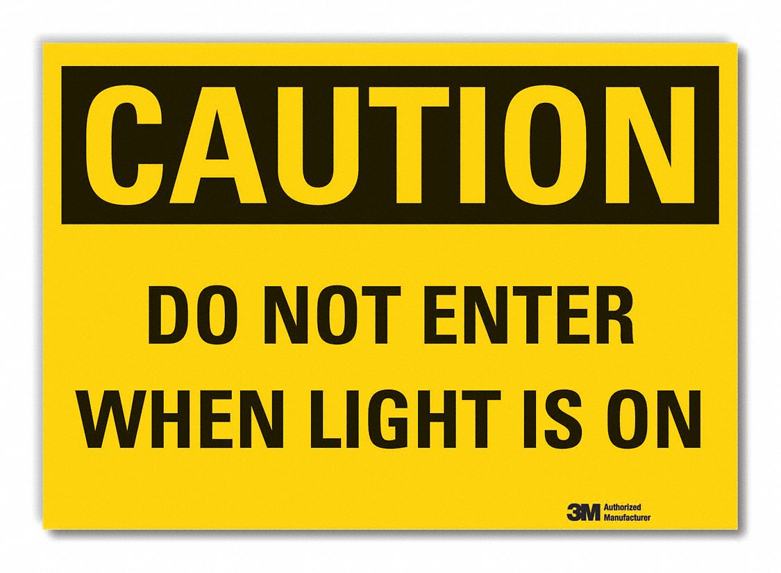  Personal Safety Caution Reflective Label: Reflective Sheeting, Adhesive Sign Mounting